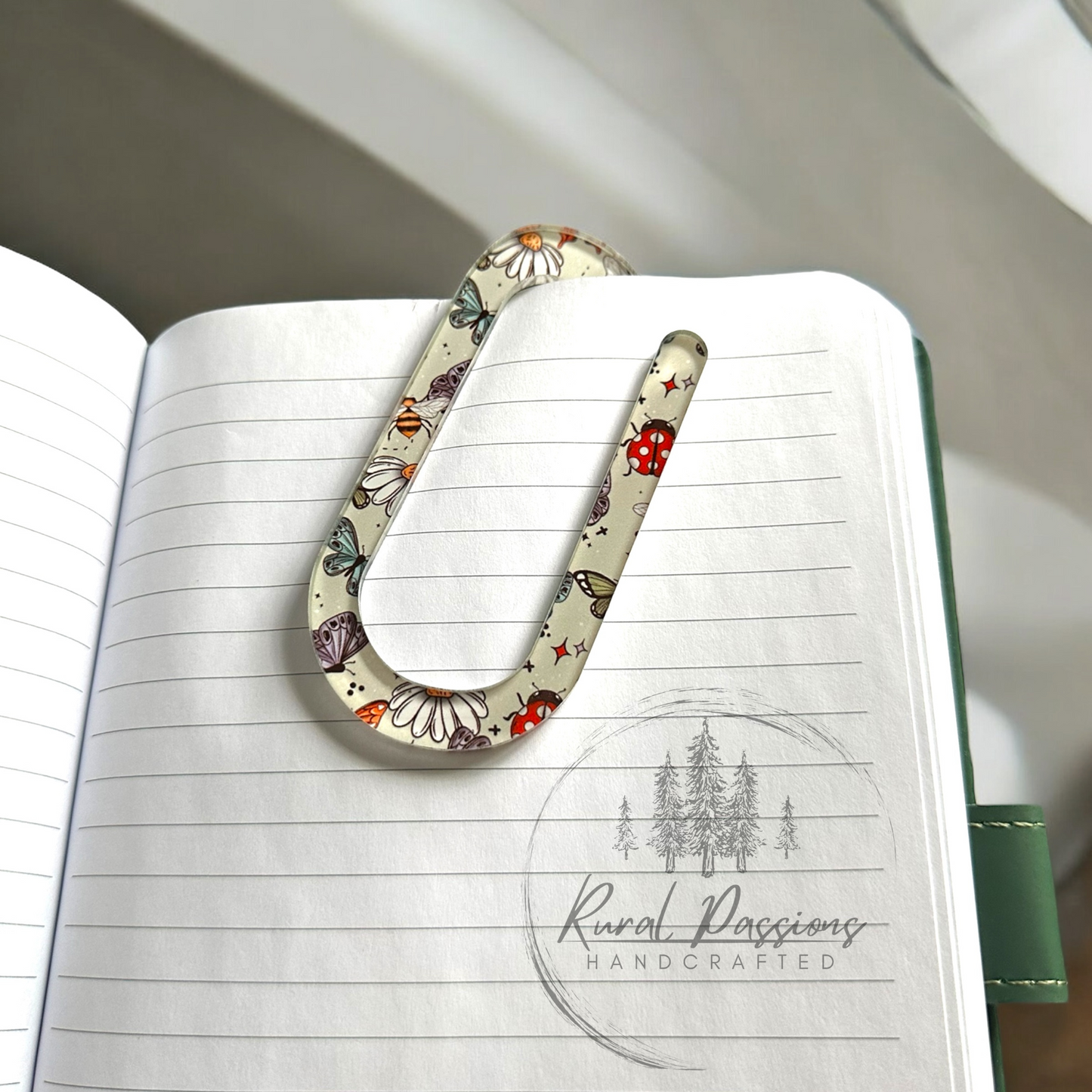 Lady Bugs and Butterflies Jumbo Paper Clip