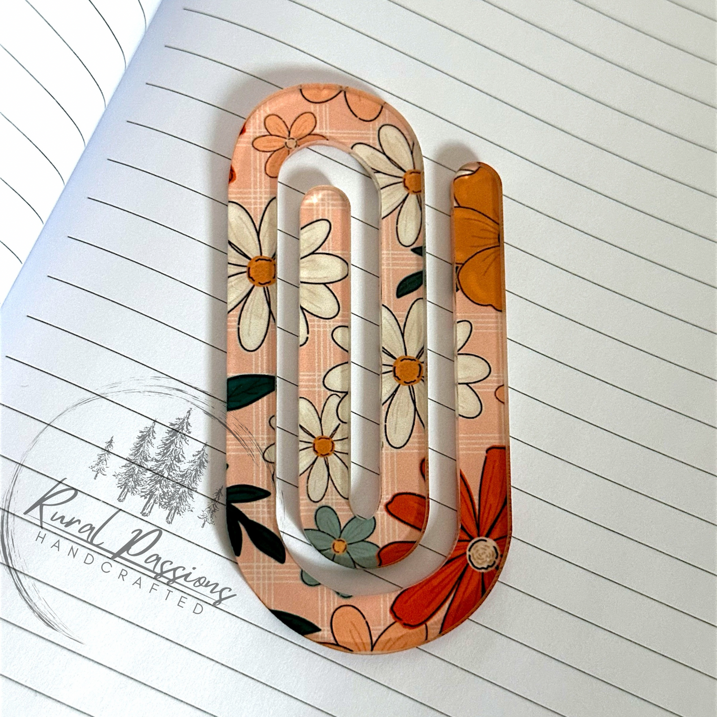 Flowers Jumbo Paper Clip