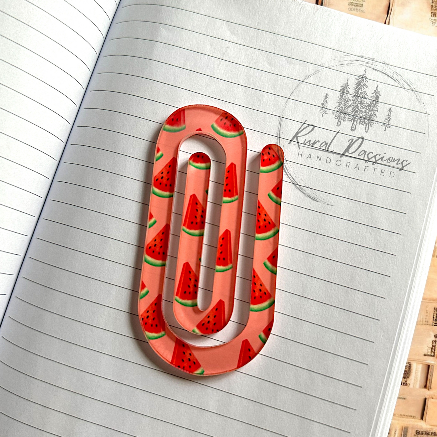 Watermelon Jumbo Paper Clip