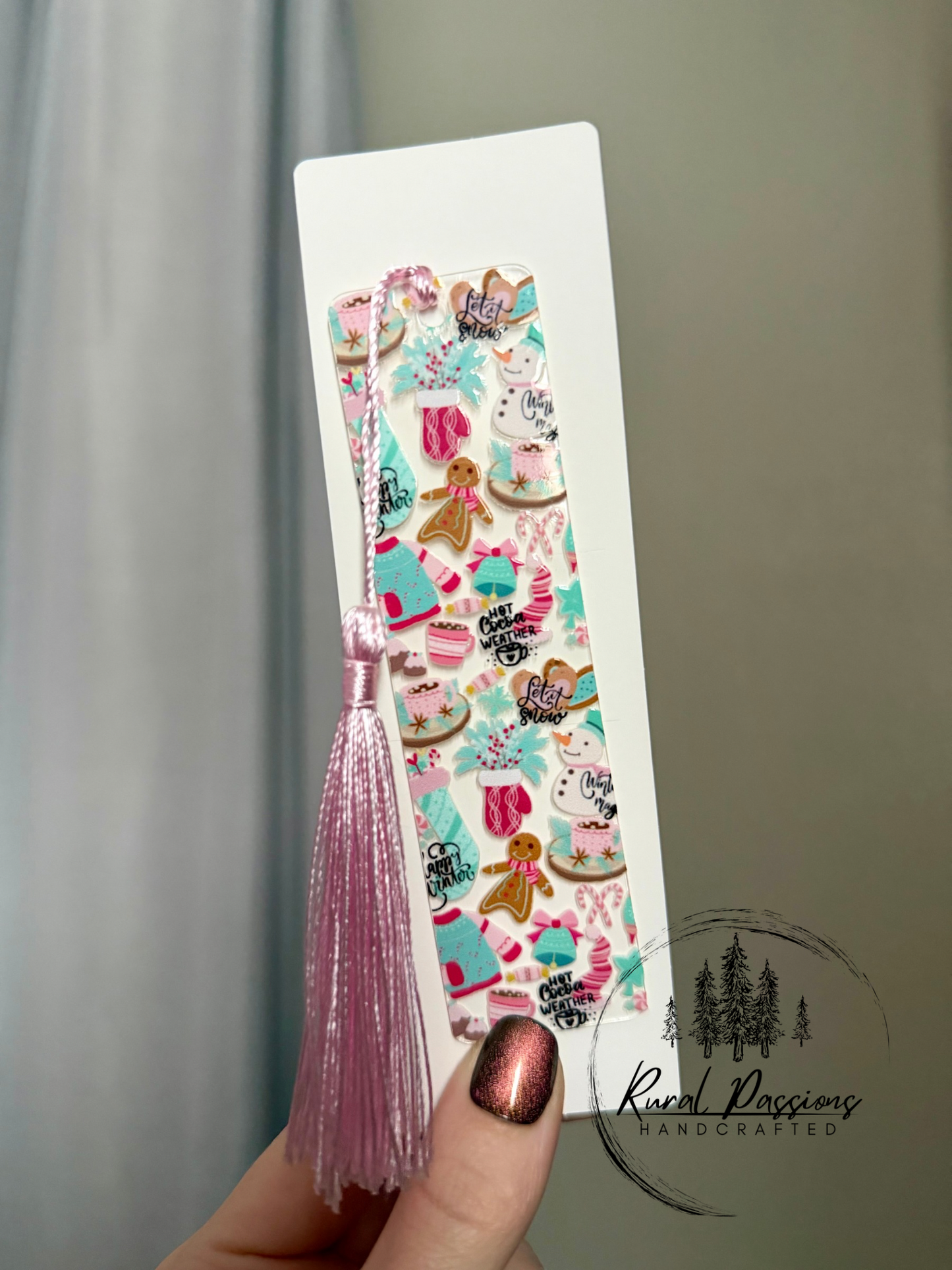 Hot Cocoa Acrylic Bookmark