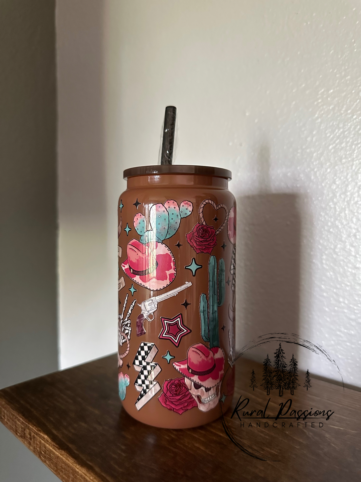 Western 16oz Glass Can