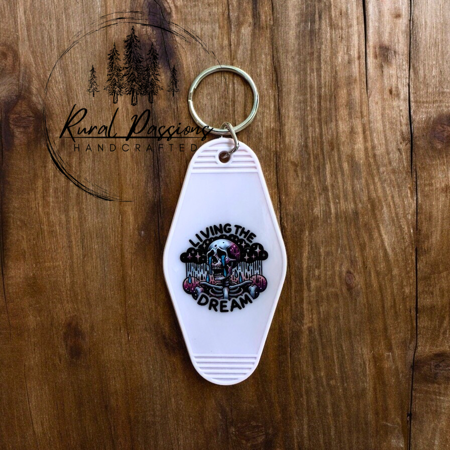 Living The Dream Keychain
