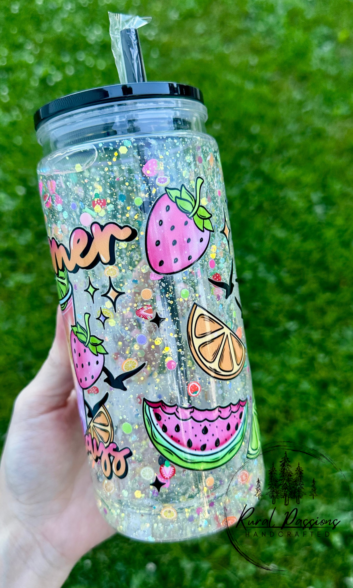 Summer Days Acrylic Snow Globe 16oz