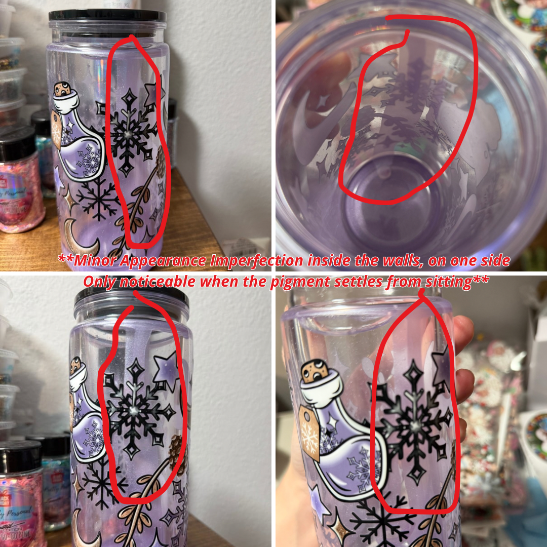 Winter Swirl 16oz Acrylic- *See Details*