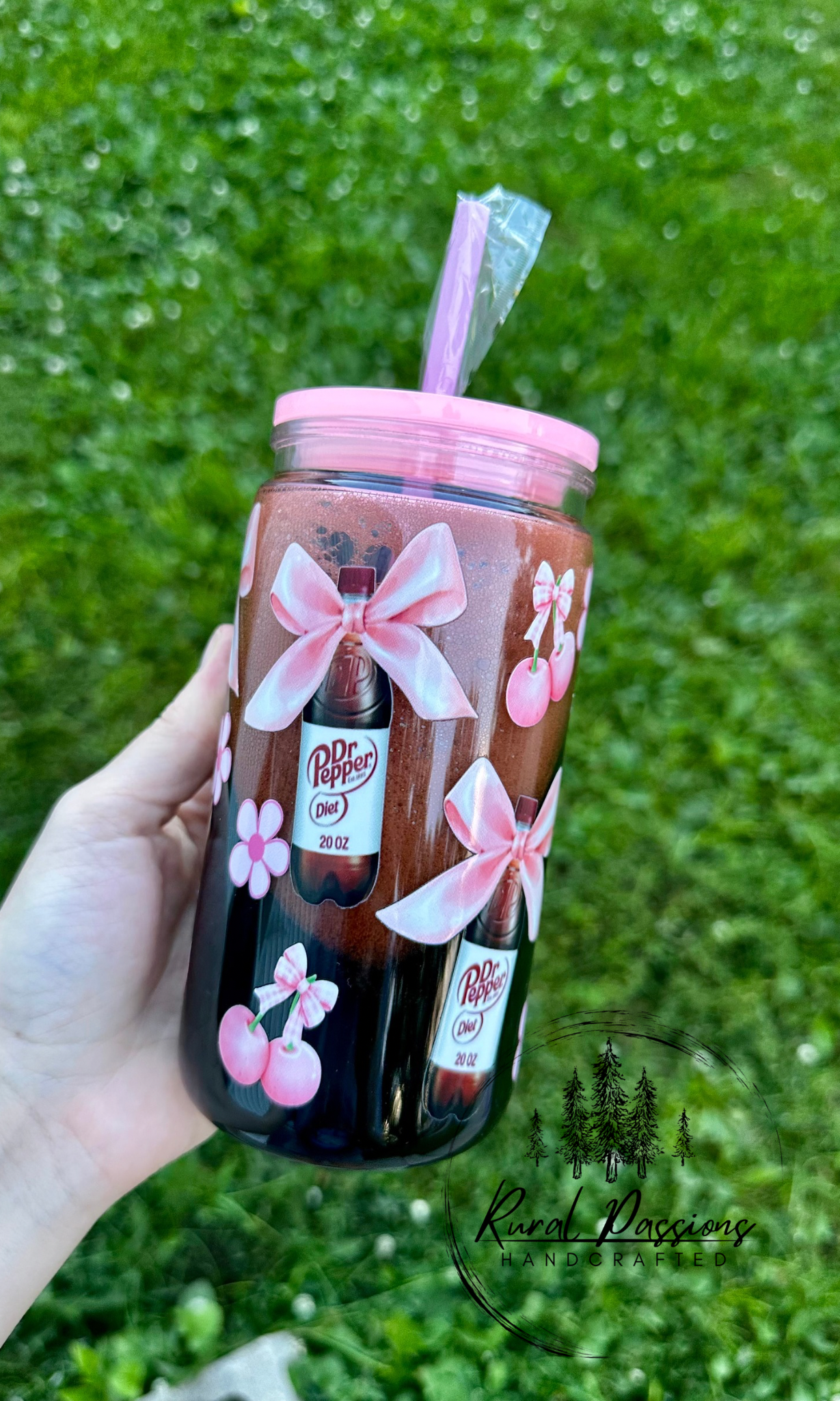 Diet Peppy Fizzy Snow Globe 12oz