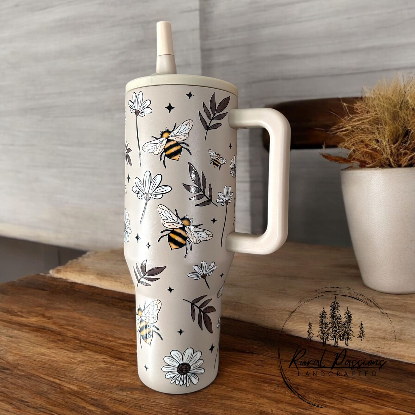 Bees 40oz Sipper Handled