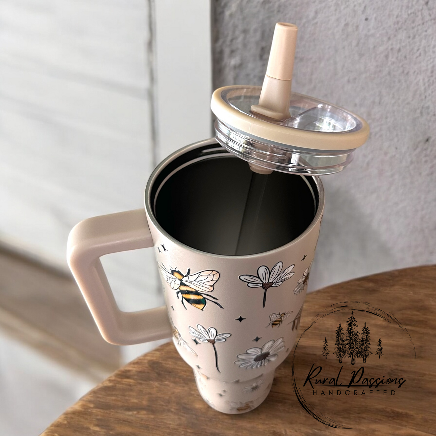 Bees 40oz Sipper Handled