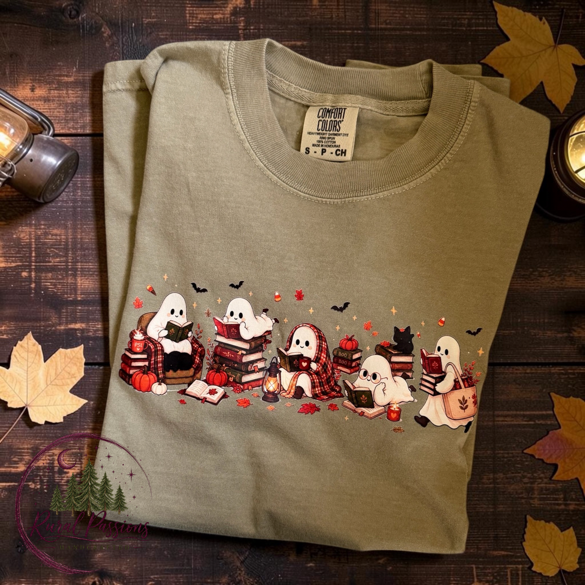Cozy Ghost Readers Tee
