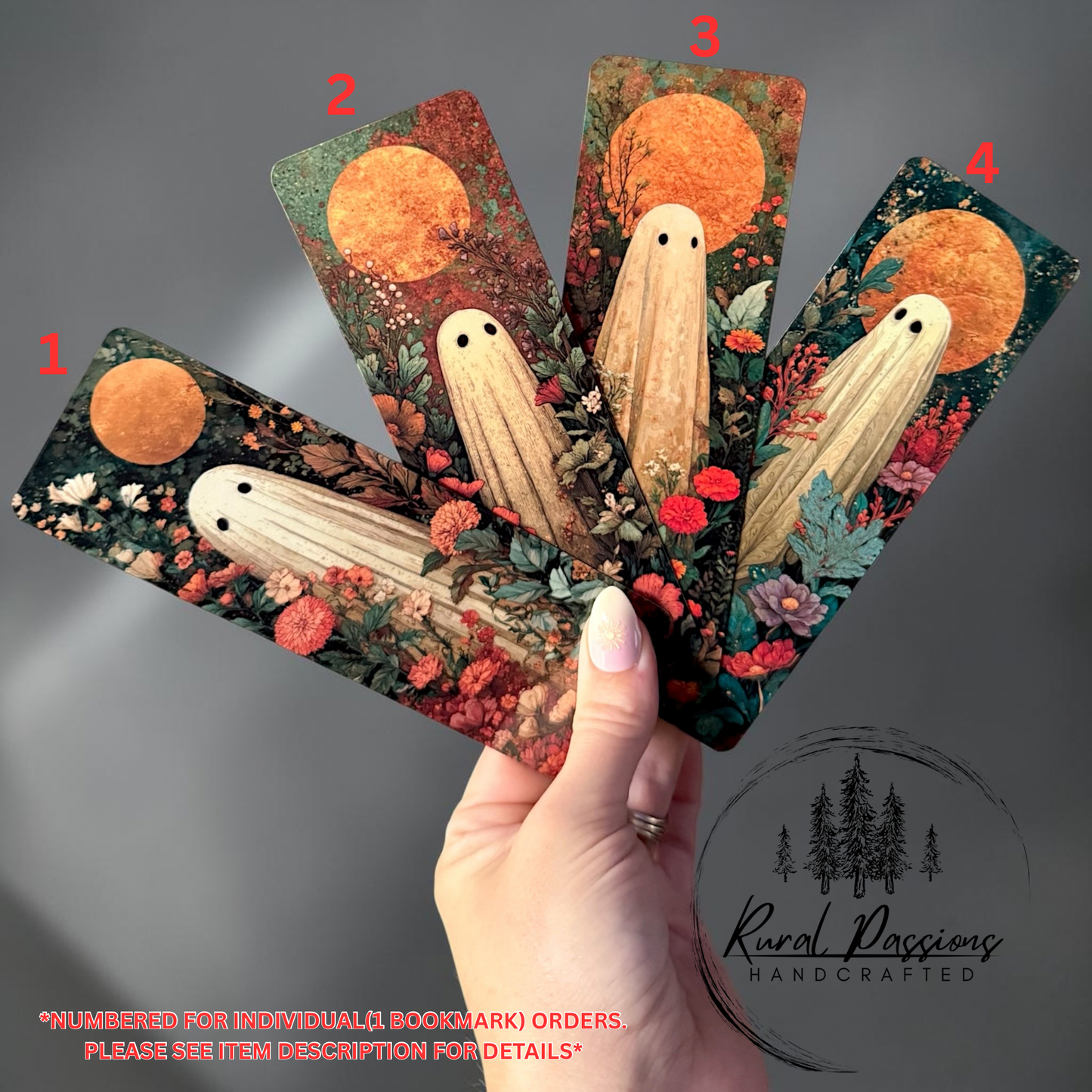 Vintage Ghosty Bookmark