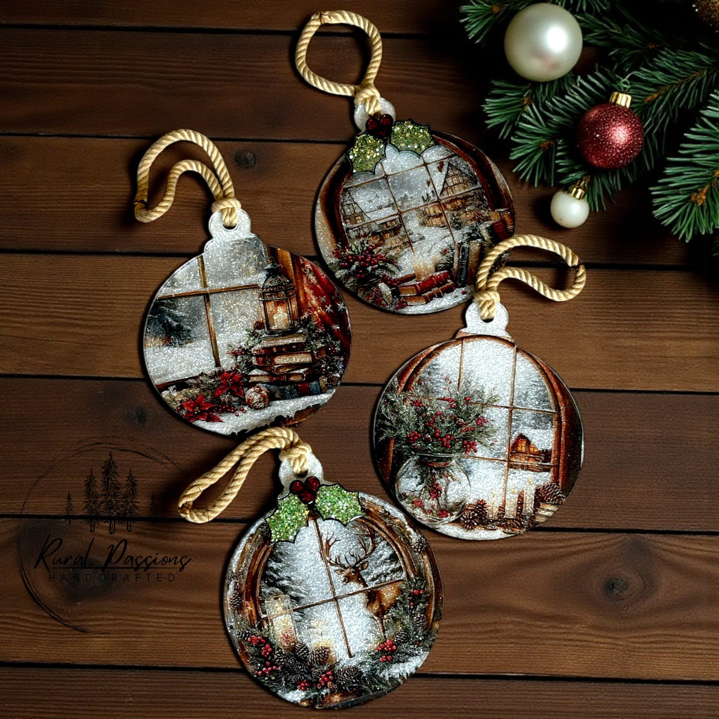 Winter Nook Ornaments (4pk)