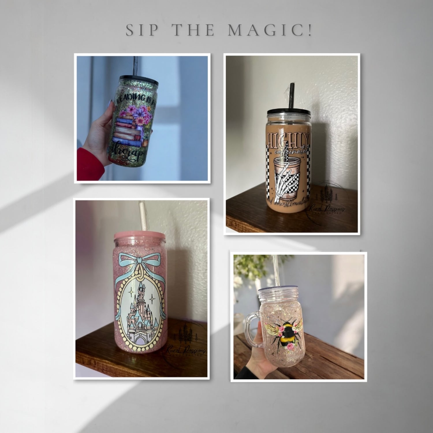 Snow Globe Tumblers