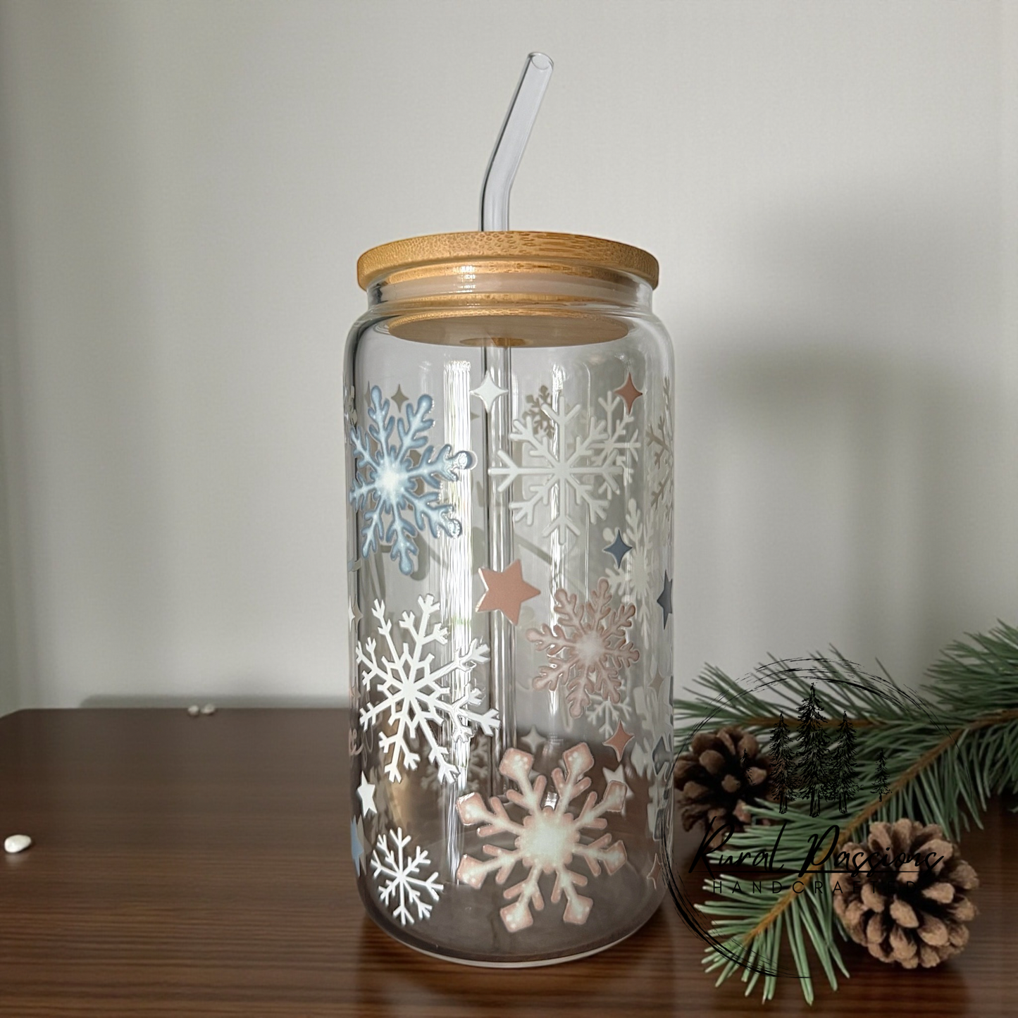 Let It Snow Somewhere F***ing Else 16oz Glass Can