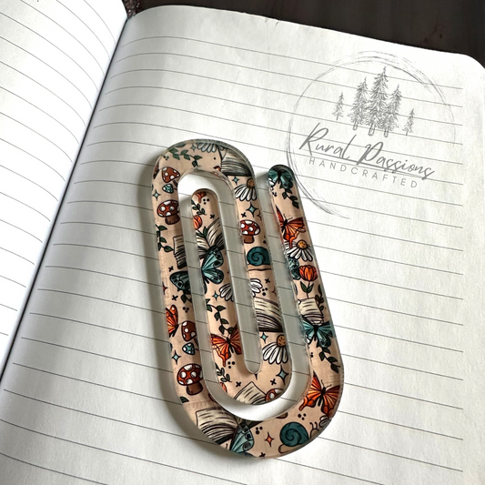 Cottagecore Books Jumbo Paper Clip