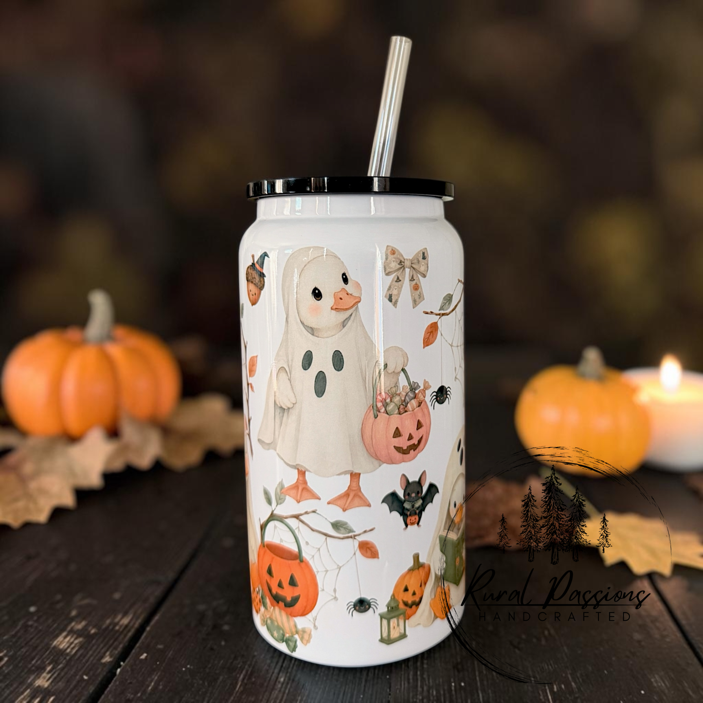 Trick or Treat 16oz Stainless Steel Can