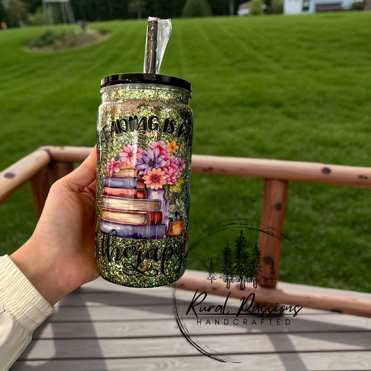 Reading is My Therapy Acrylic Snow Globe 12oz