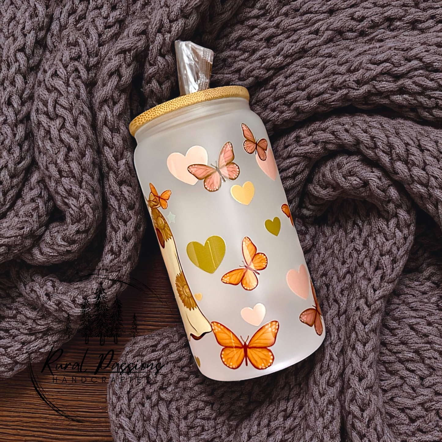 Vintage Ghost 16oz Frosted Glass