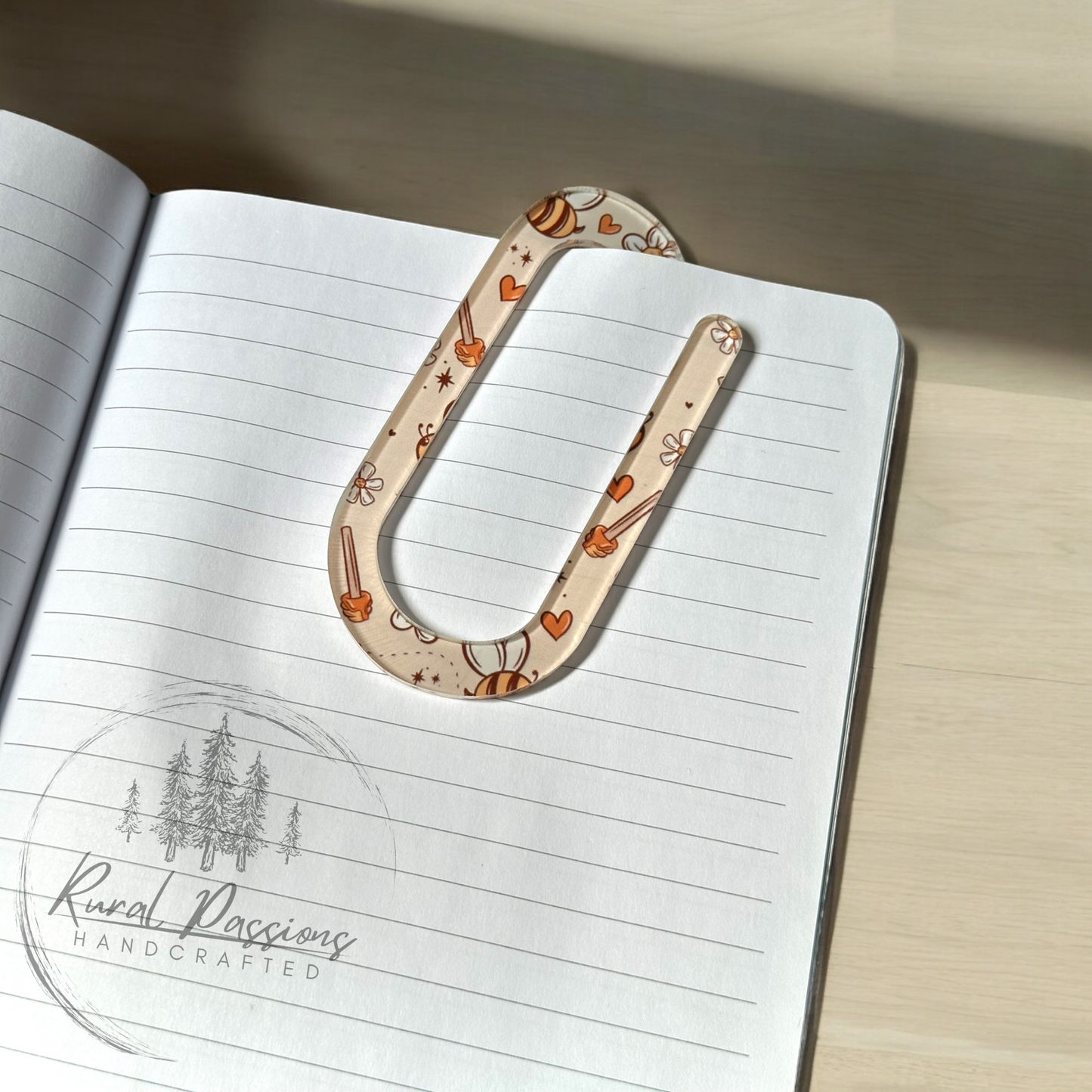 Honey Bee Jumbo Paper Clip