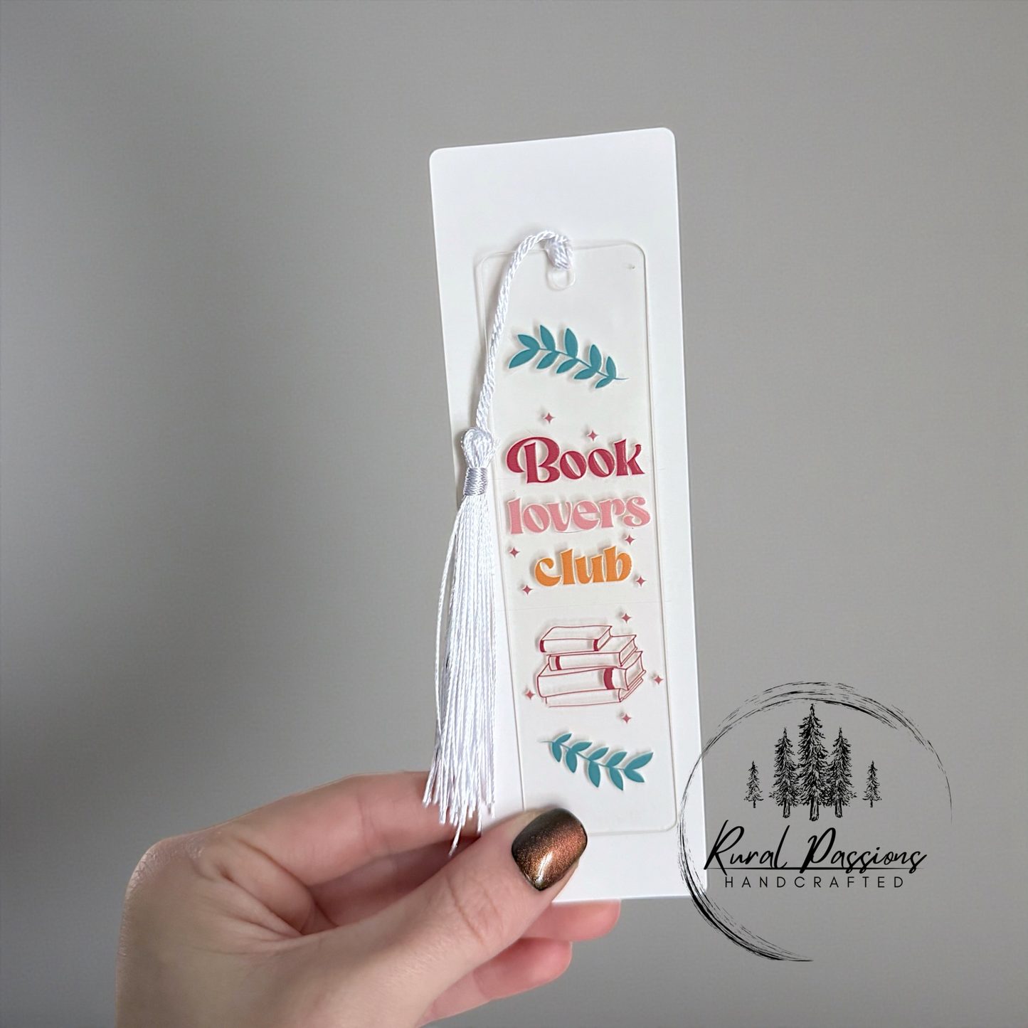 Book Lovers Acrylic Bookmark