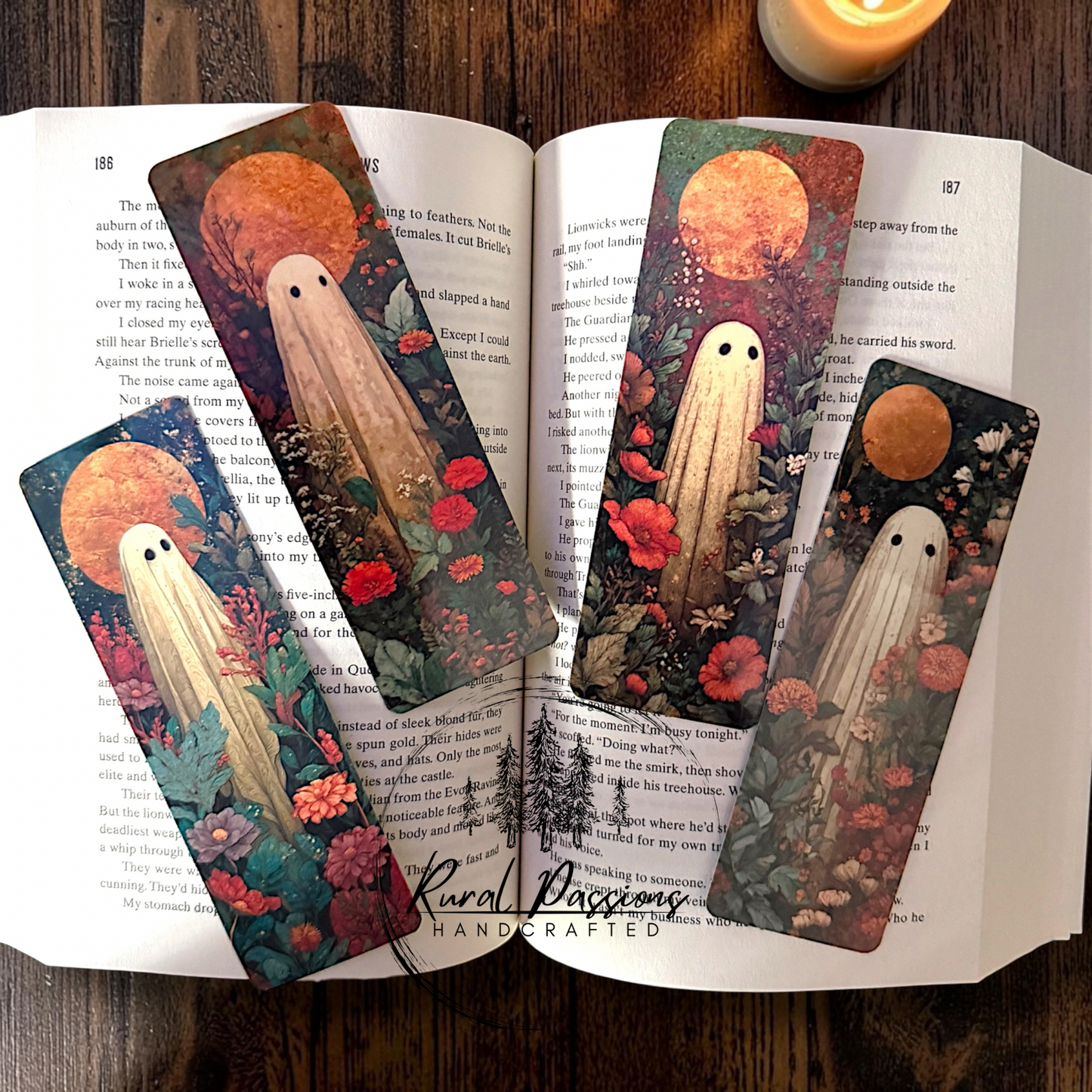 Vintage Ghosty Bookmark