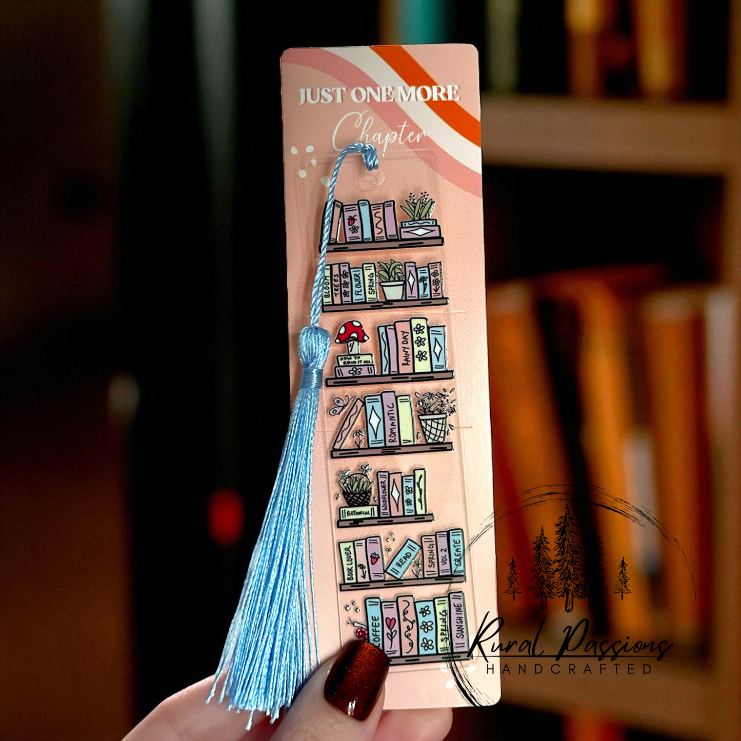 Bookworm Acrylic Bookmark