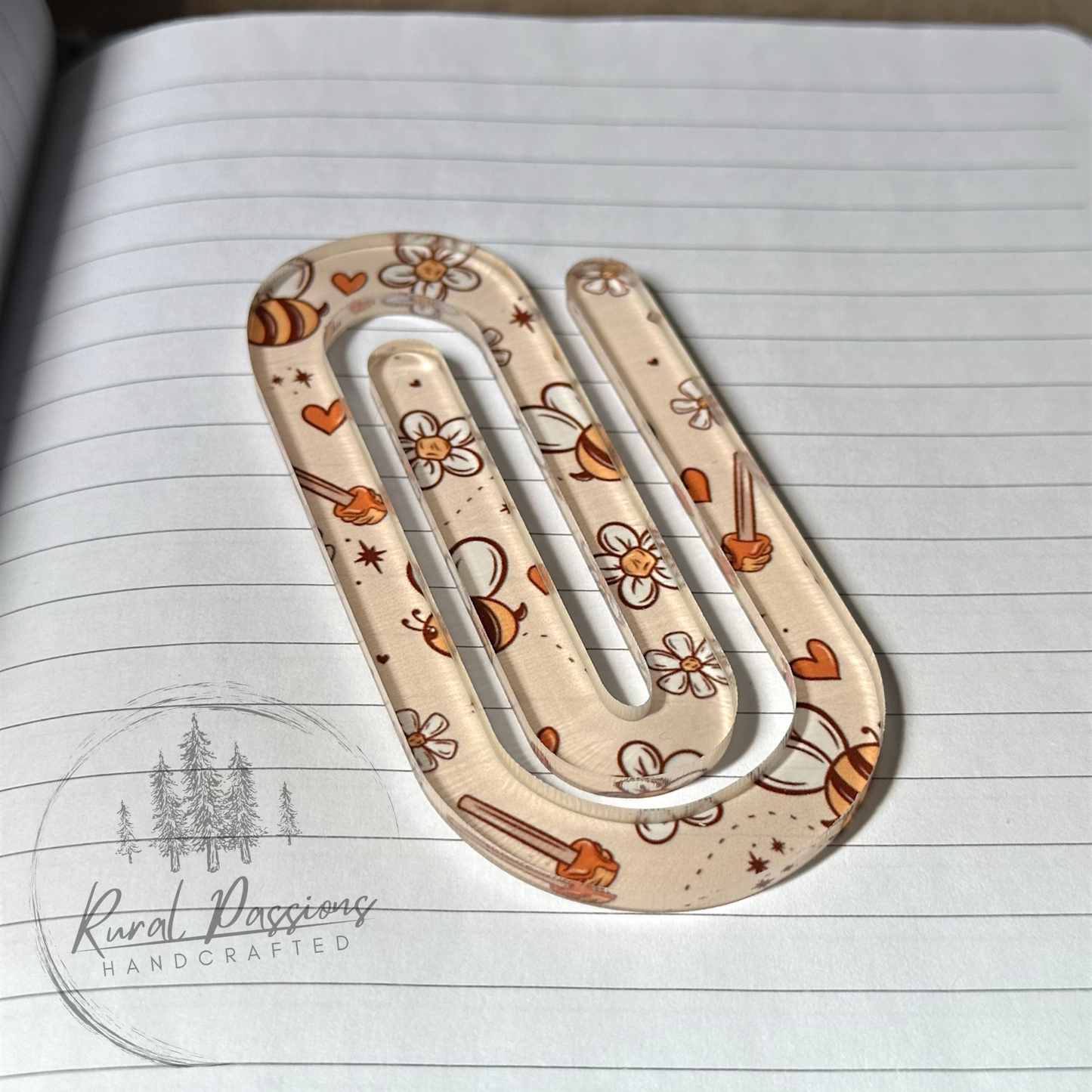 Honey Bee Jumbo Paper Clip