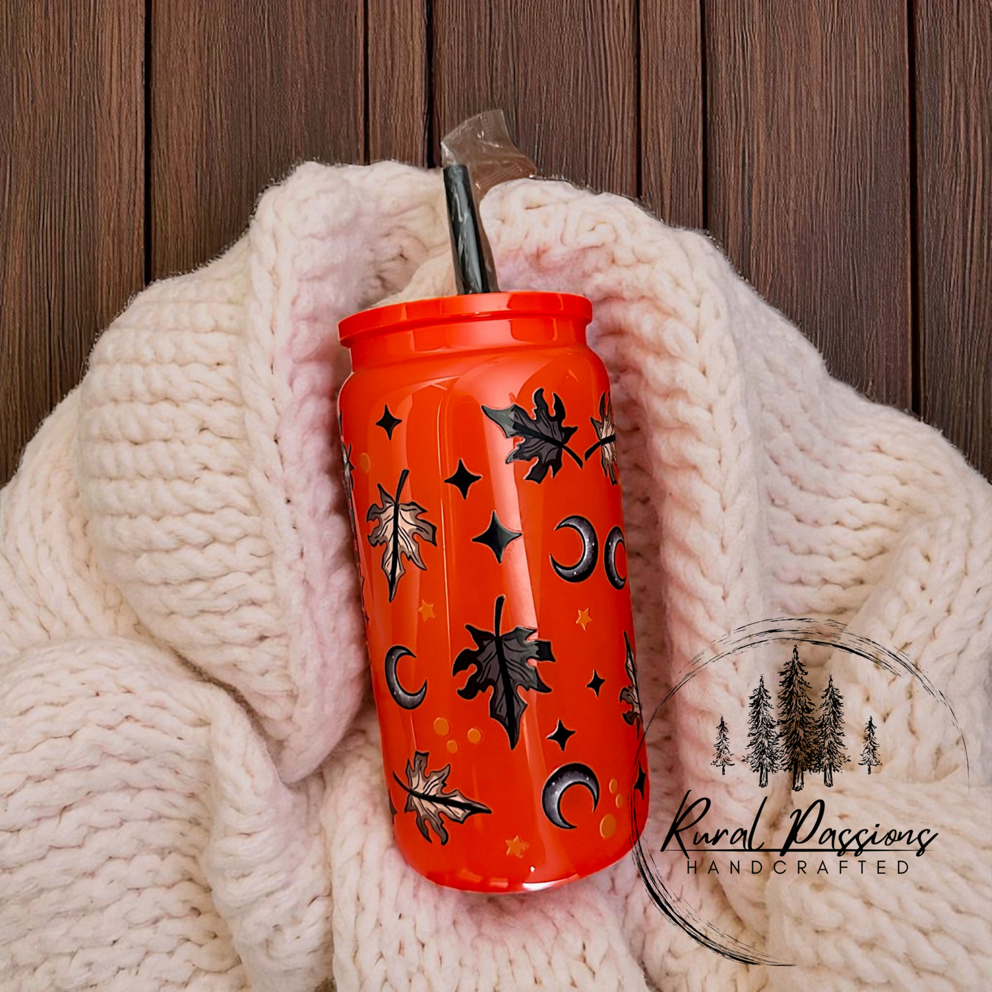 Spooky Campfire 16oz Glass