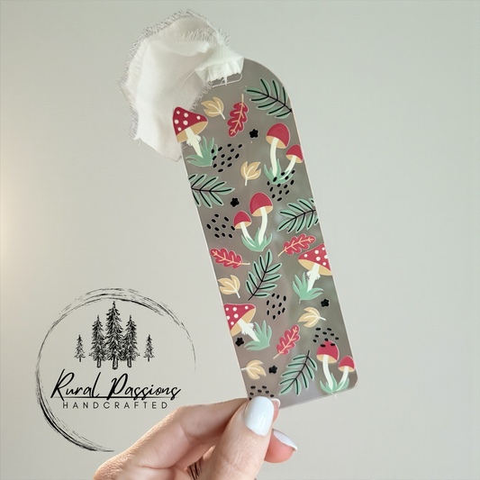 Mushroom Large Acrylic Bookmark