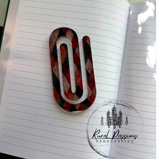 Classic Christmas Jumbo Paper Clip