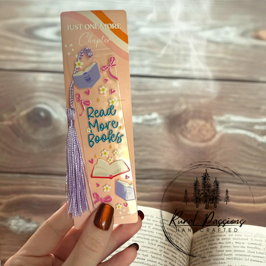 Read More Books Acrylic Bookmark