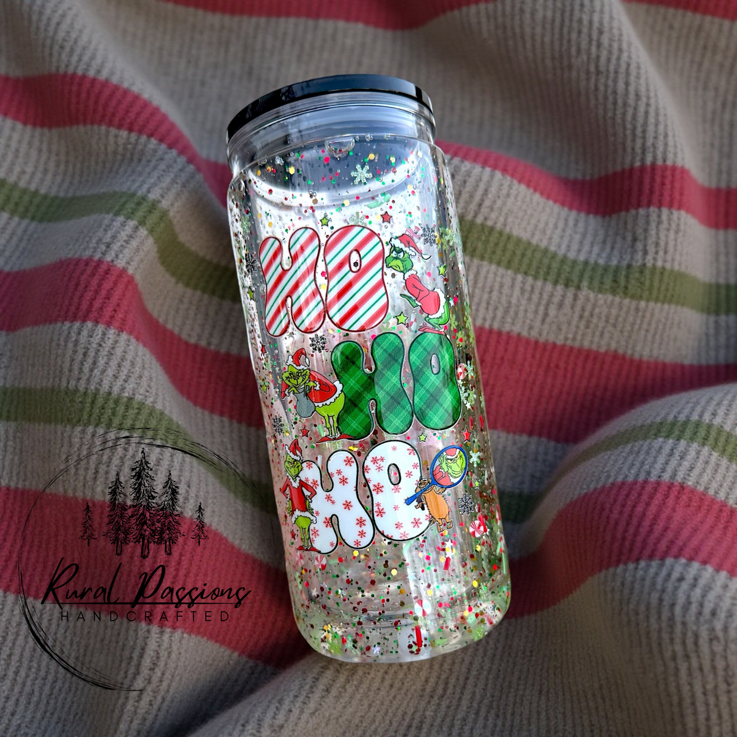 Ho, Ho, Ho 16oz Acrylic Snow Globe