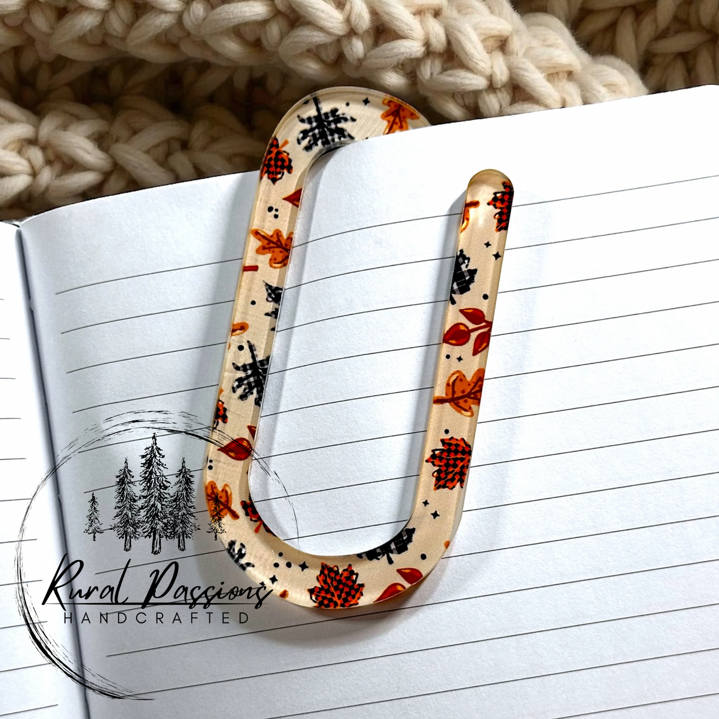 Fall Leaves Jumbo Paper Clip