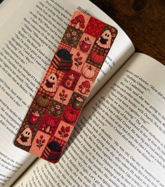 Fall Patchwork Bookmark