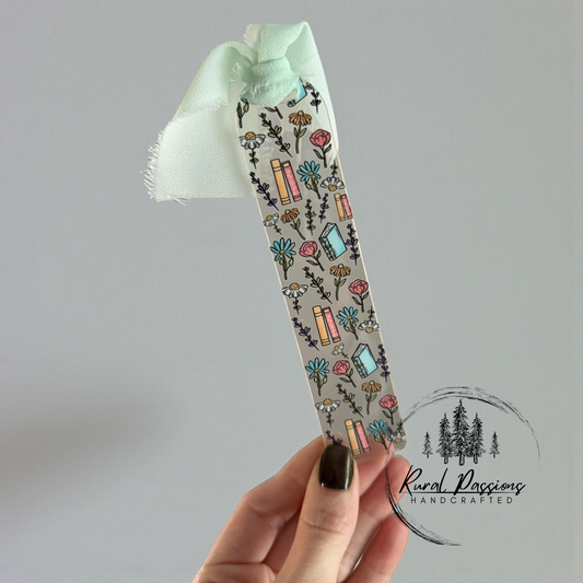 Bookworm Acrylic Bookmark