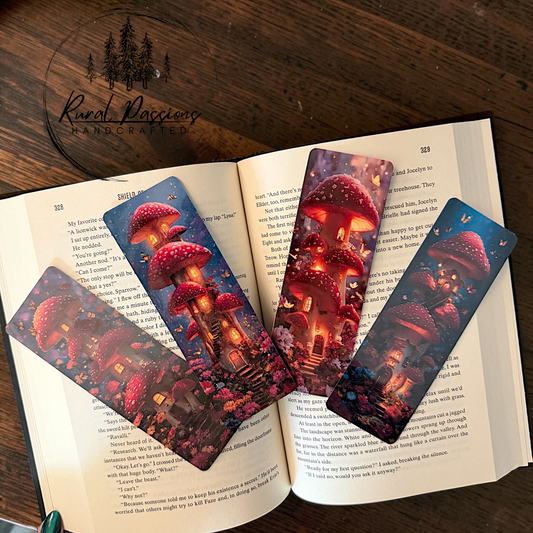 Mushroom House Bookmark