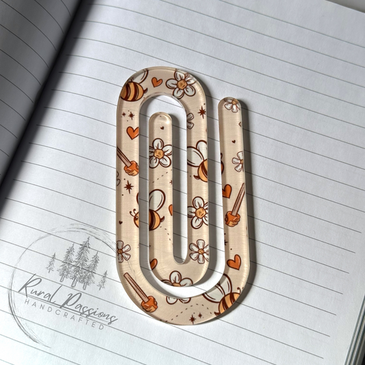 Honey Bee Jumbo Paper Clip