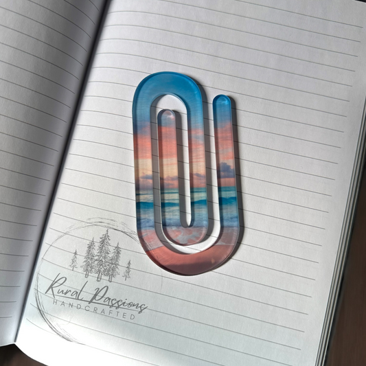 Sunset Beach Jumbo Paper Clip