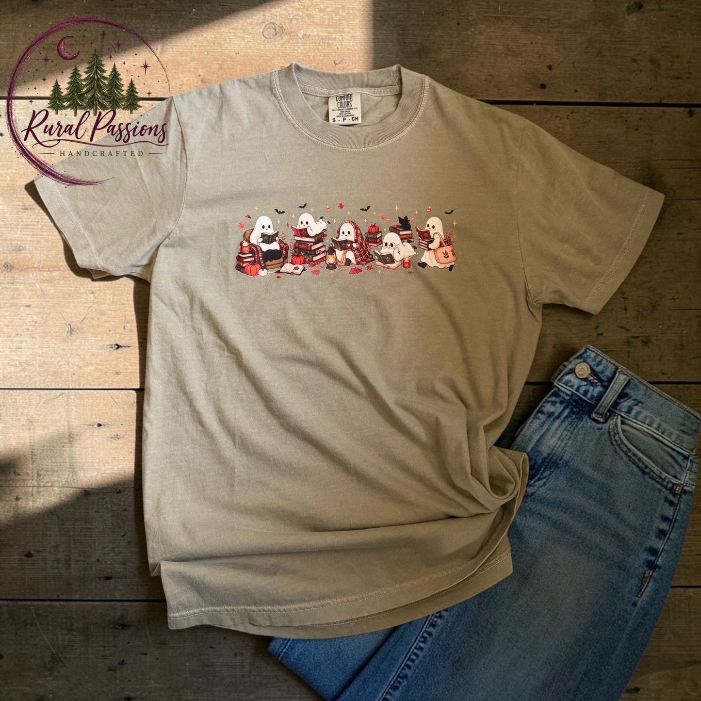 Cozy Ghost Readers Tee