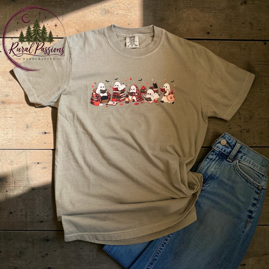 Cozy Ghost Readers Tee