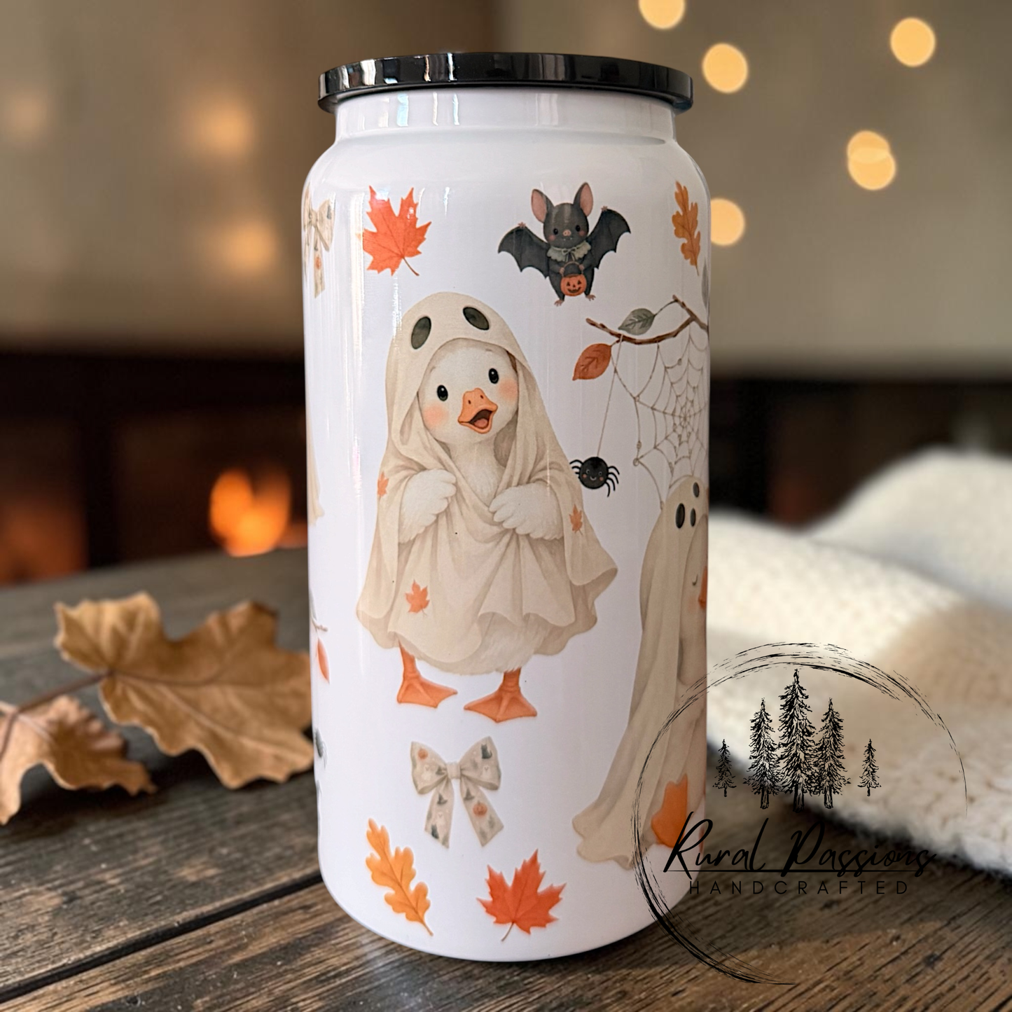 Trick or Treat 16oz Stainless Steel Can