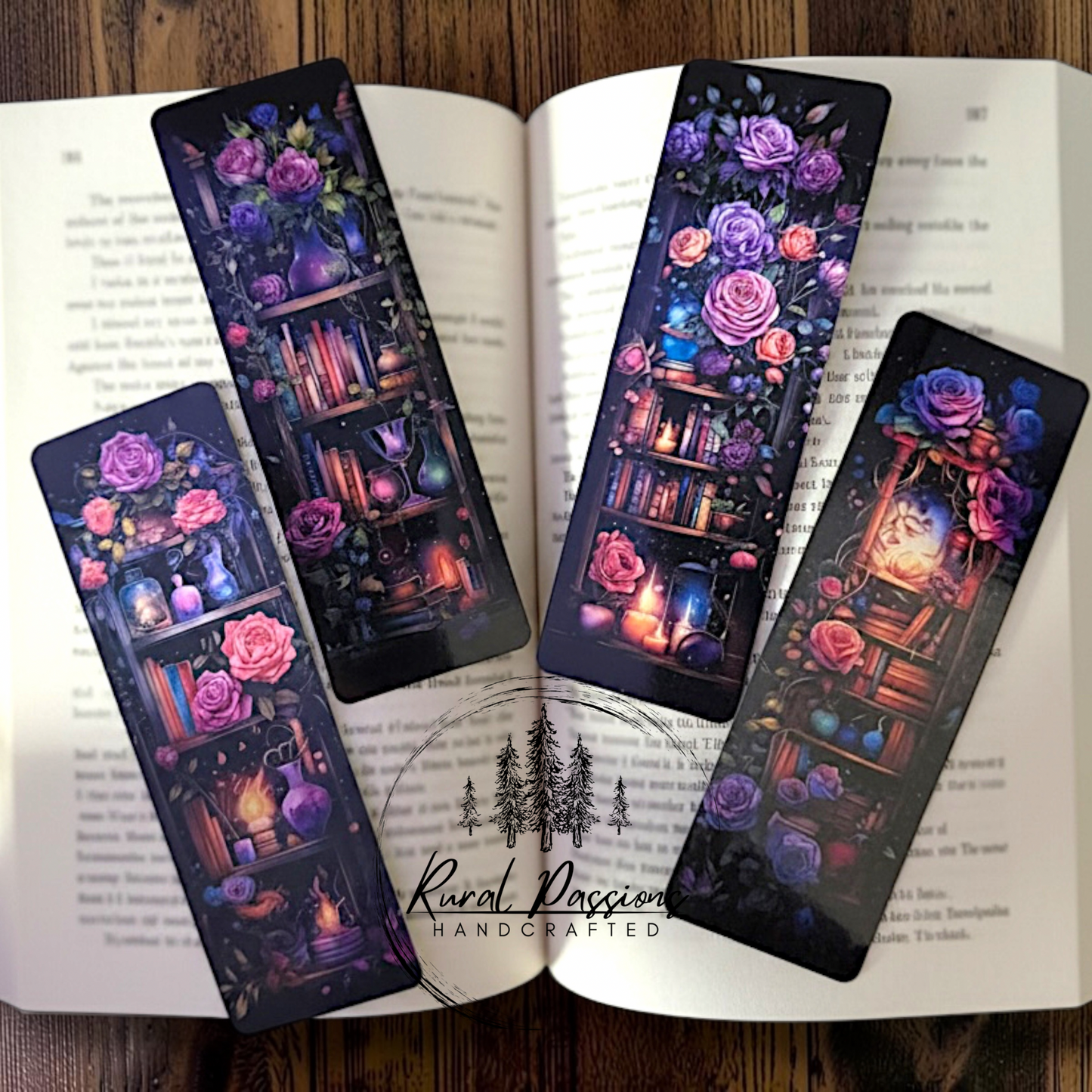 Enchanted Bookshelves Bookmark