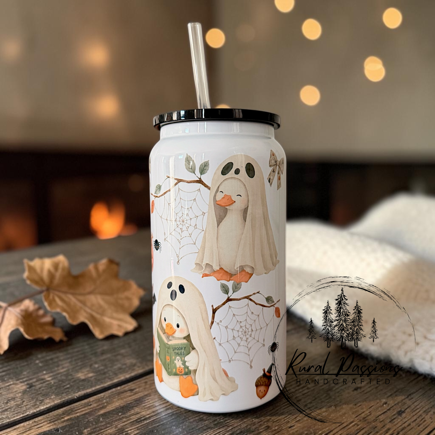 Trick or Treat 16oz Stainless Steel Can