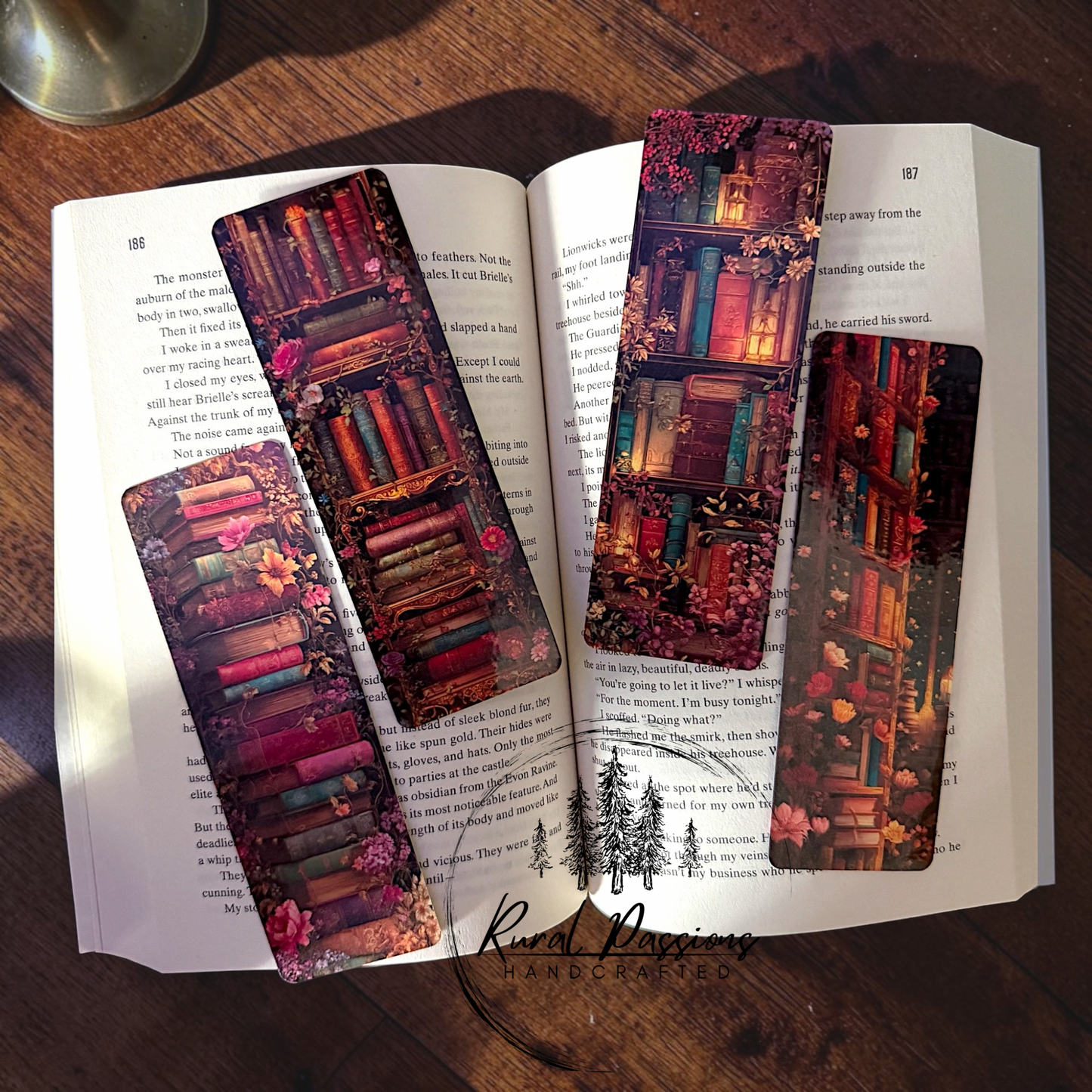 Blooming Bookshelves Bookmark