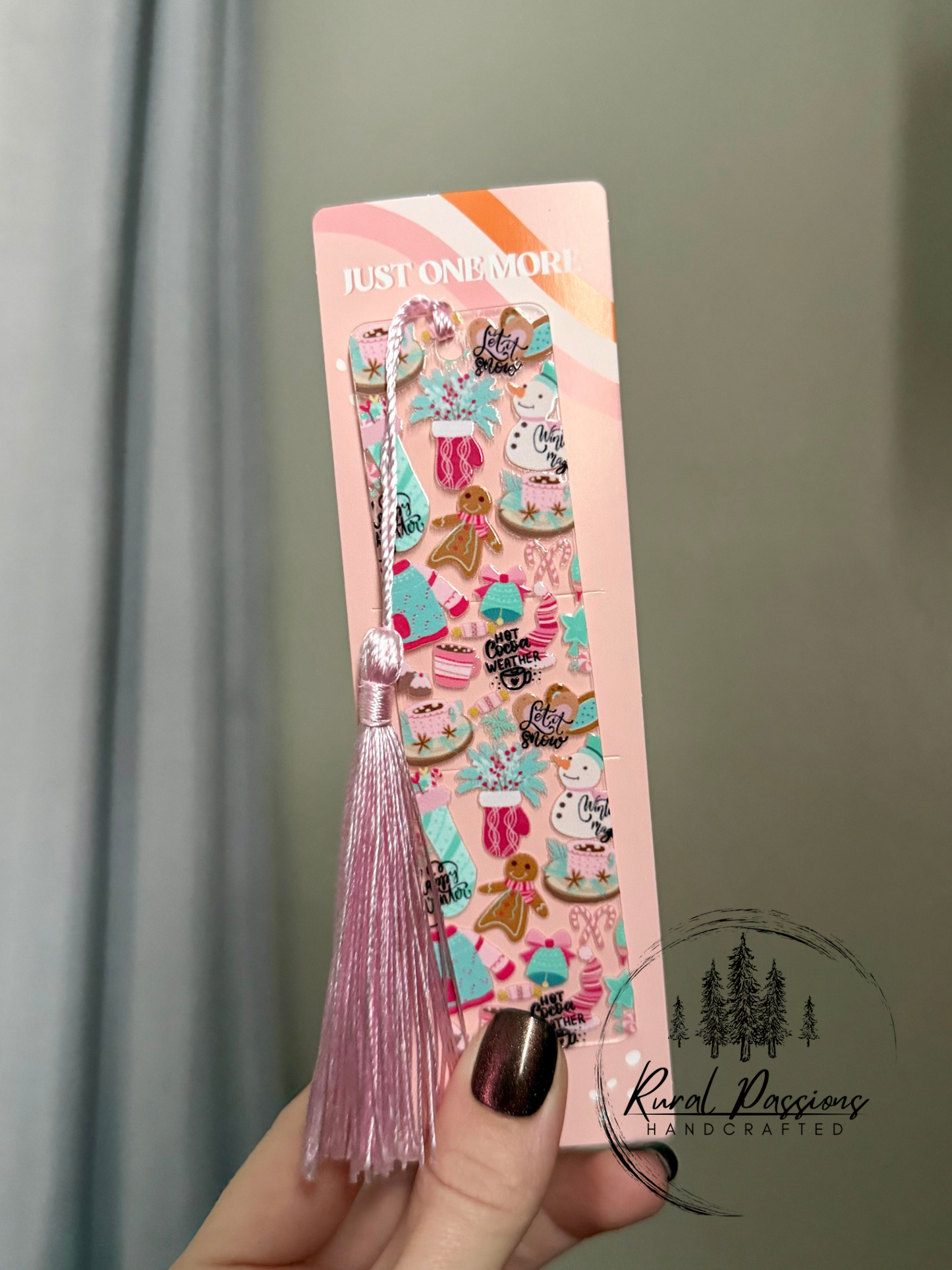 Hot Cocoa Acrylic Bookmark