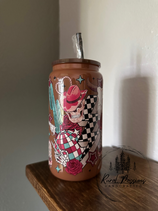 Western 16oz Glass Can