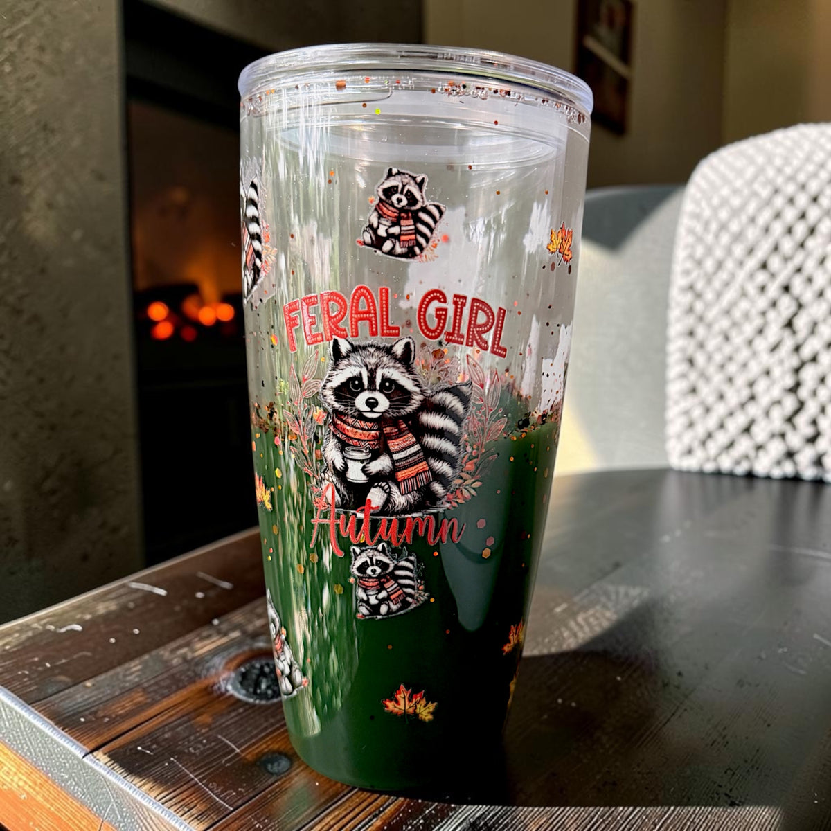 Feral Girl Autumn 24oz Acrylic