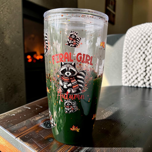 Feral Girl Autumn 24oz Acrylic
