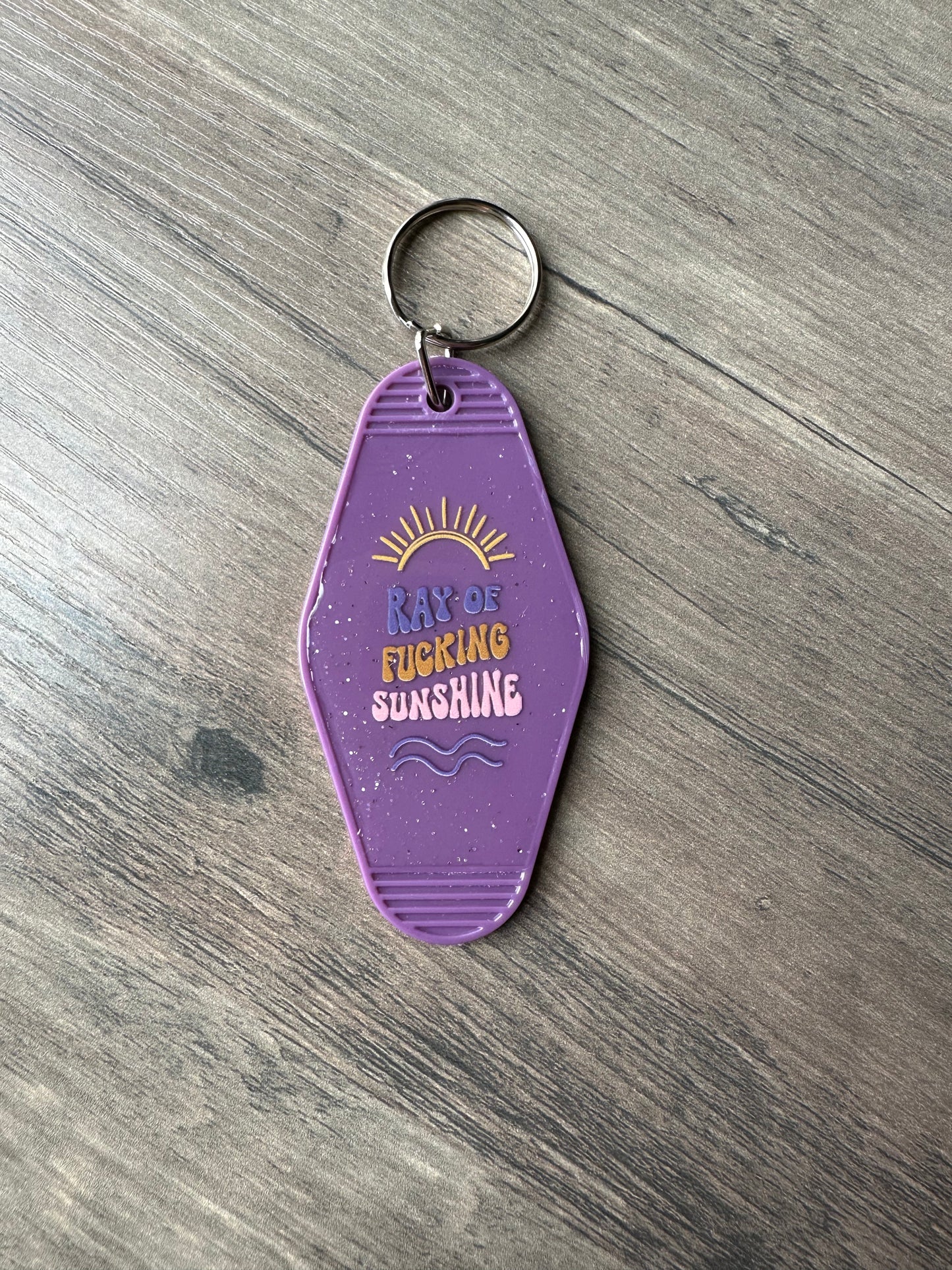 Ray of F*cking Sunshine Keychain