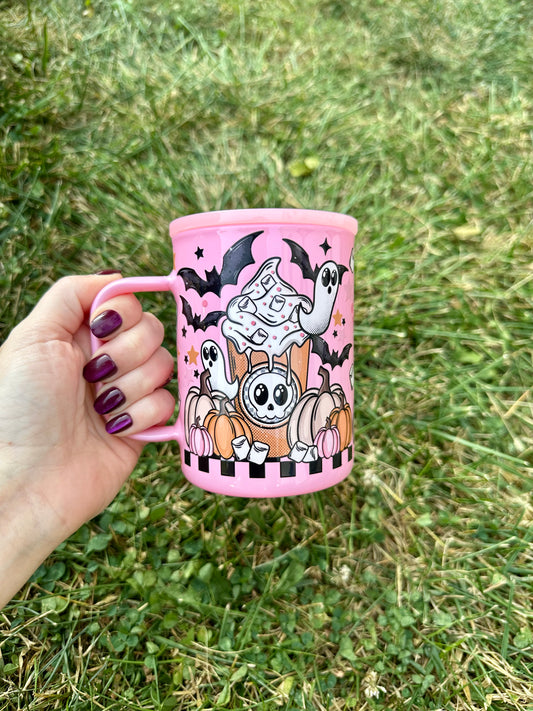 Spooky Pumpkin Cocoa 17oz Mug