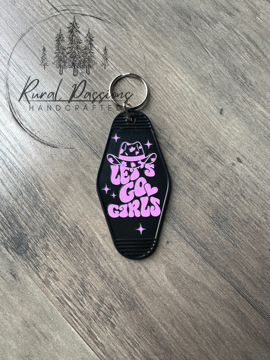 Let's Go Girls Keychain